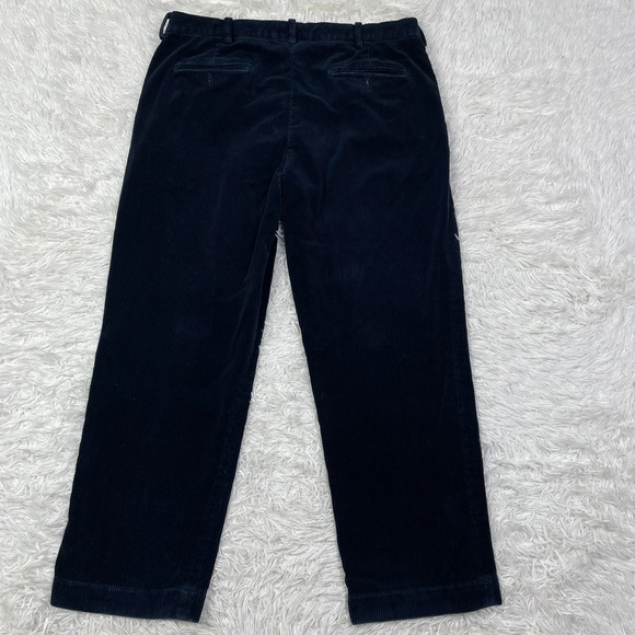 Polo Ralph Lauren Pants Mens 38x30‎ Blue Corduroy Preston Pant Cotton Casual Men - Picture 13 of 15